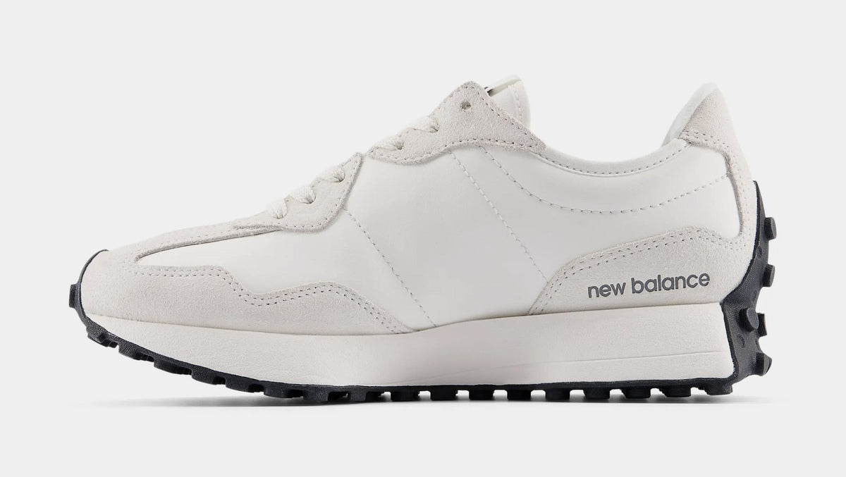 Exclusive 327 Womens Running Shoes (Beige/White/Beige) — 5 — Back View