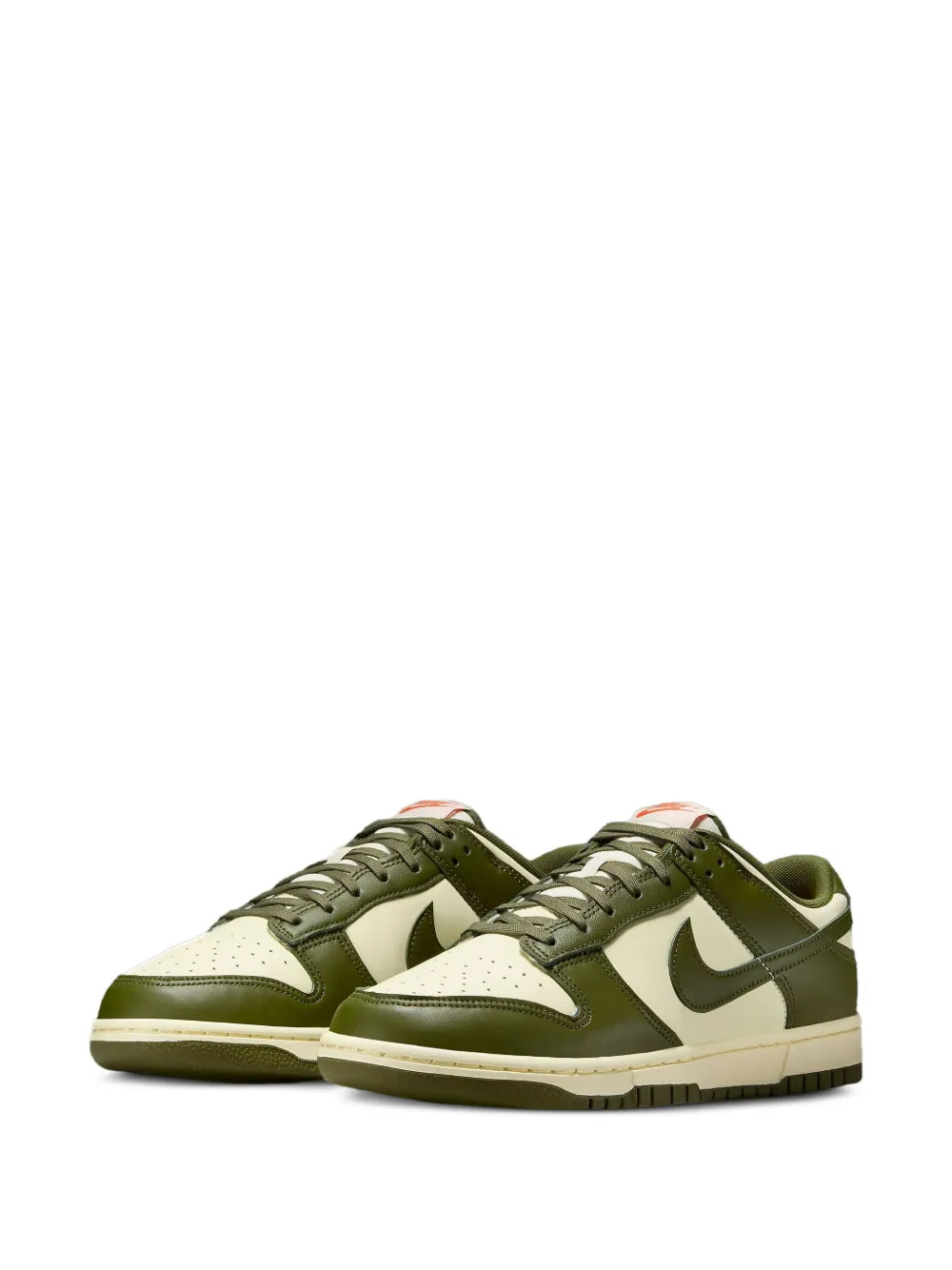 Leather Panelled Low Trainers
