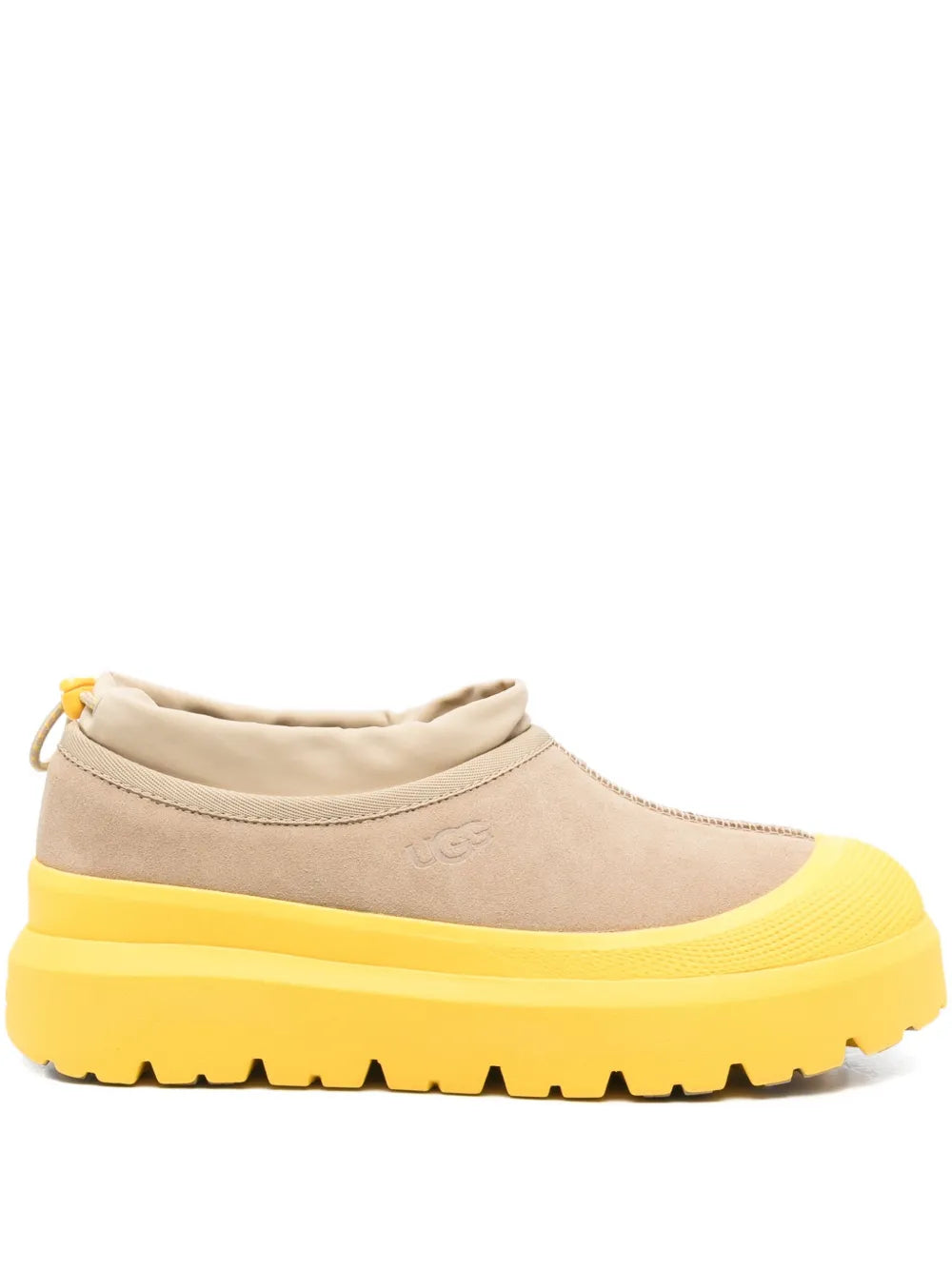 Suede Platform Slip-On