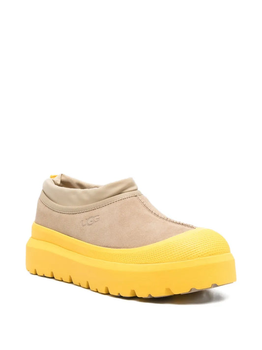 Suede Platform Slip-On