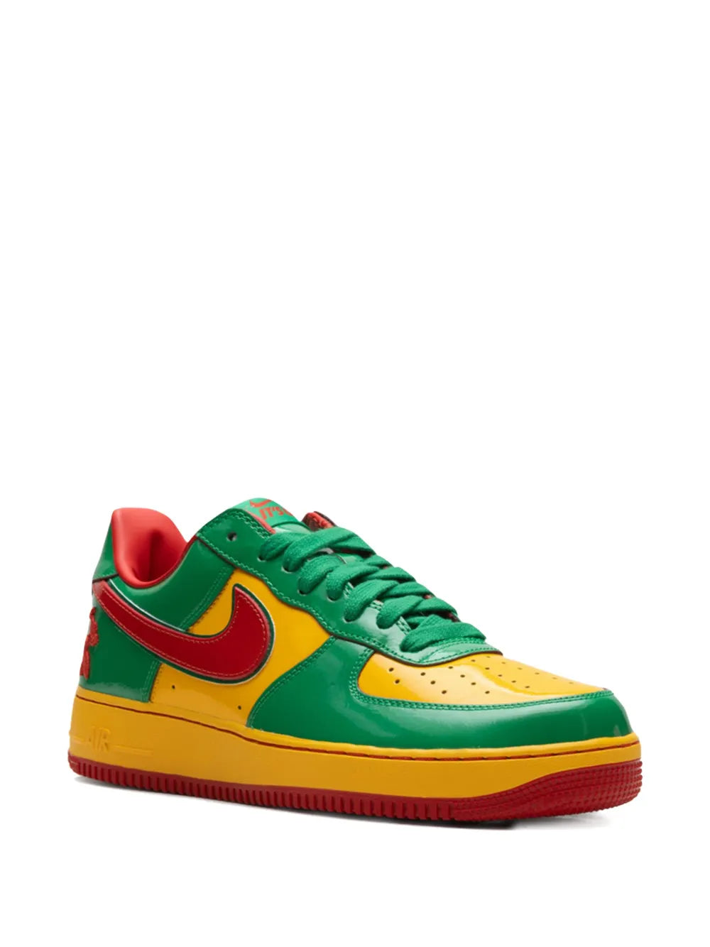 Lil Yachty Concrete Boys Air Force 1 Low Lucky Green/Mystic Red