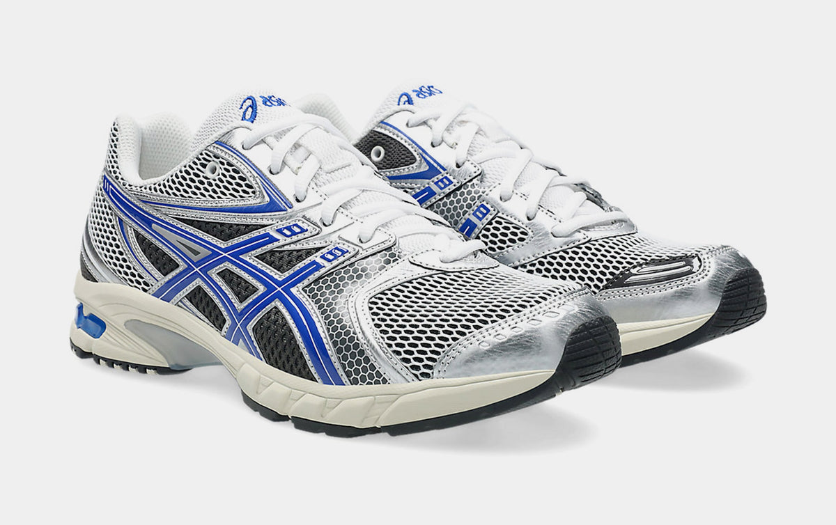 Exclusive Gel DS Trainer 14 Mens Running Shoes (White/Asics Blue) — 4 — Top View