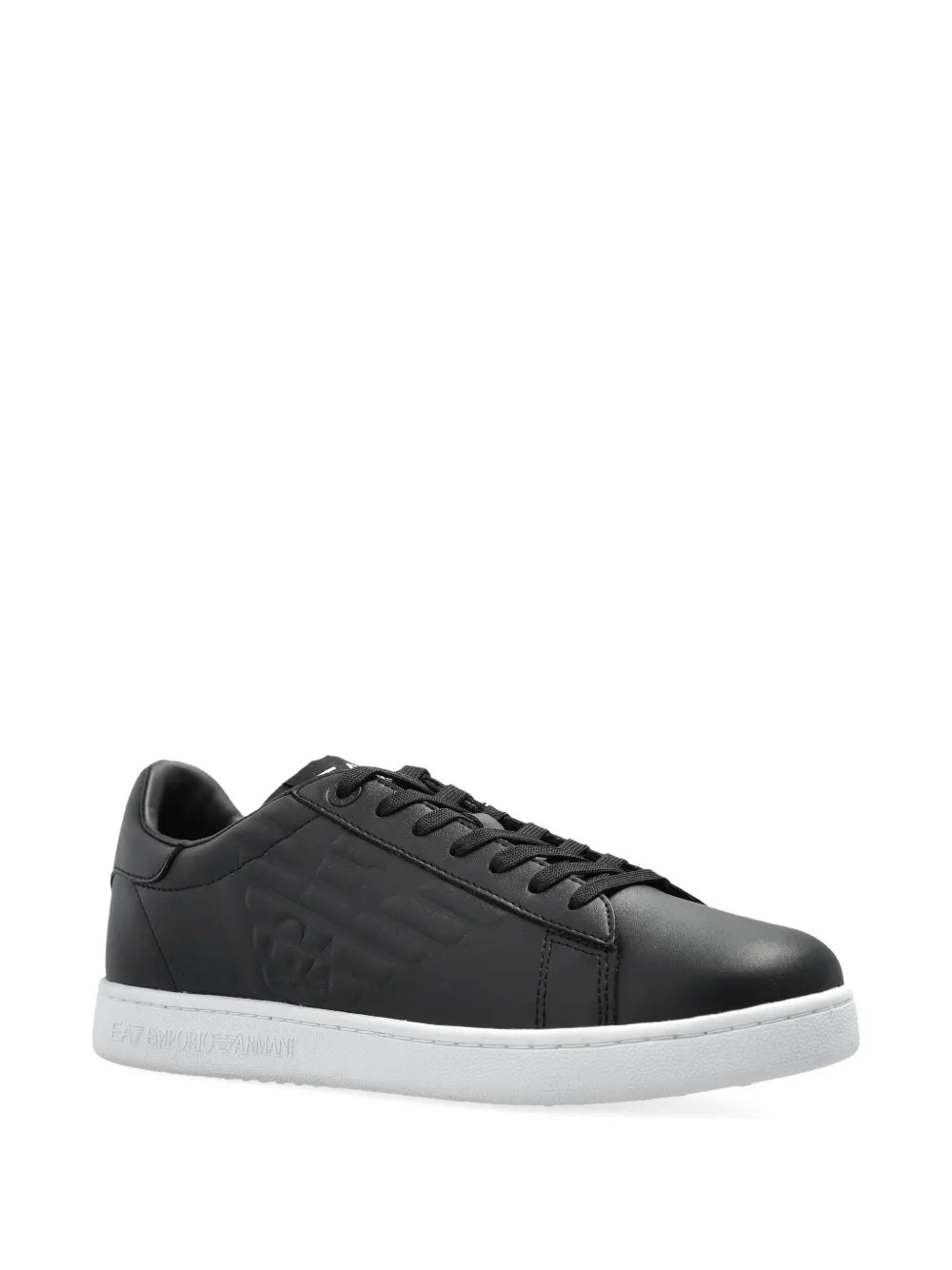 Logo-Embellished Leather