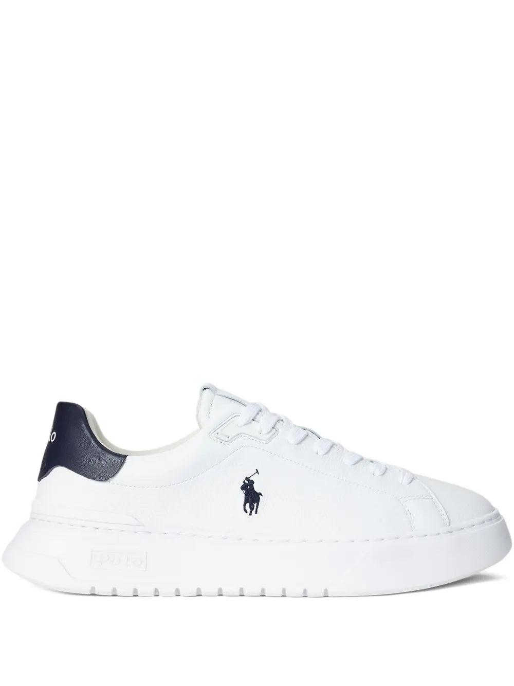 Leather Low-Top Lace-Up