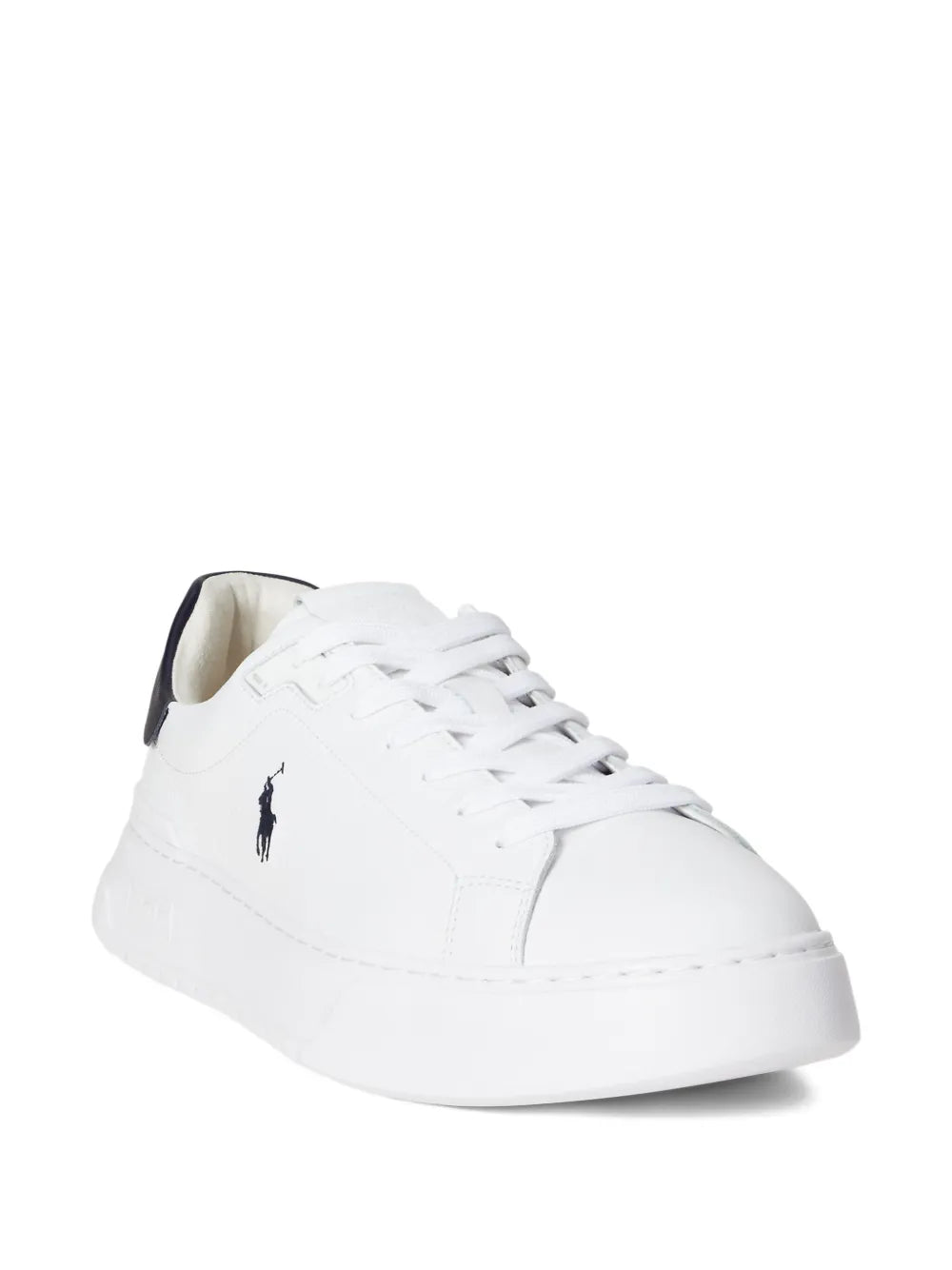 Leather Low-Top Lace-Up