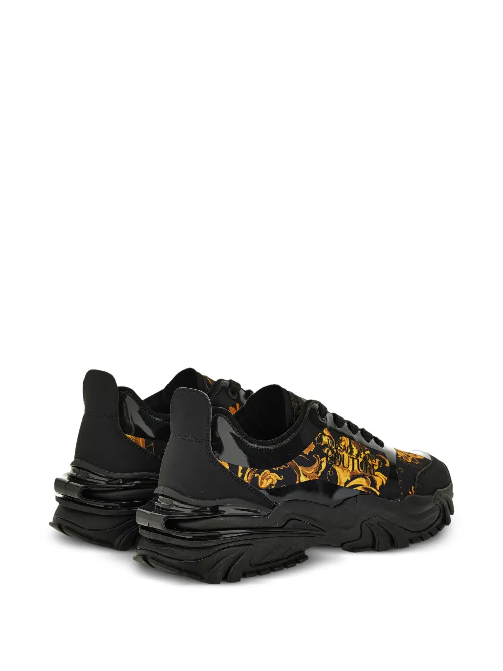 Jeans Couture Baroque-Print Trainers