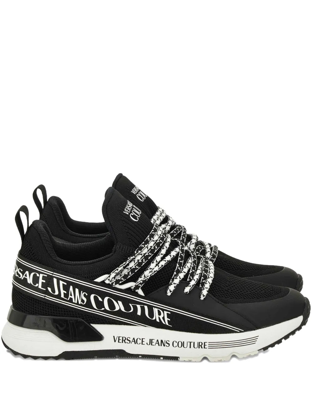 Jeans Couture Lace-Up Logo