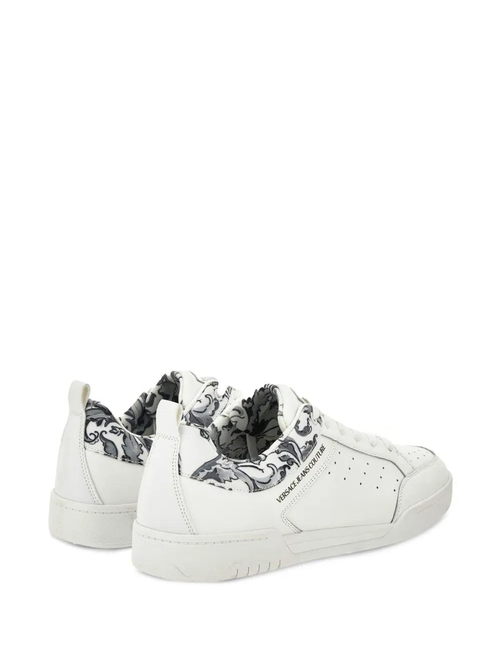 Jeans Couture Barocco-Print Perforated