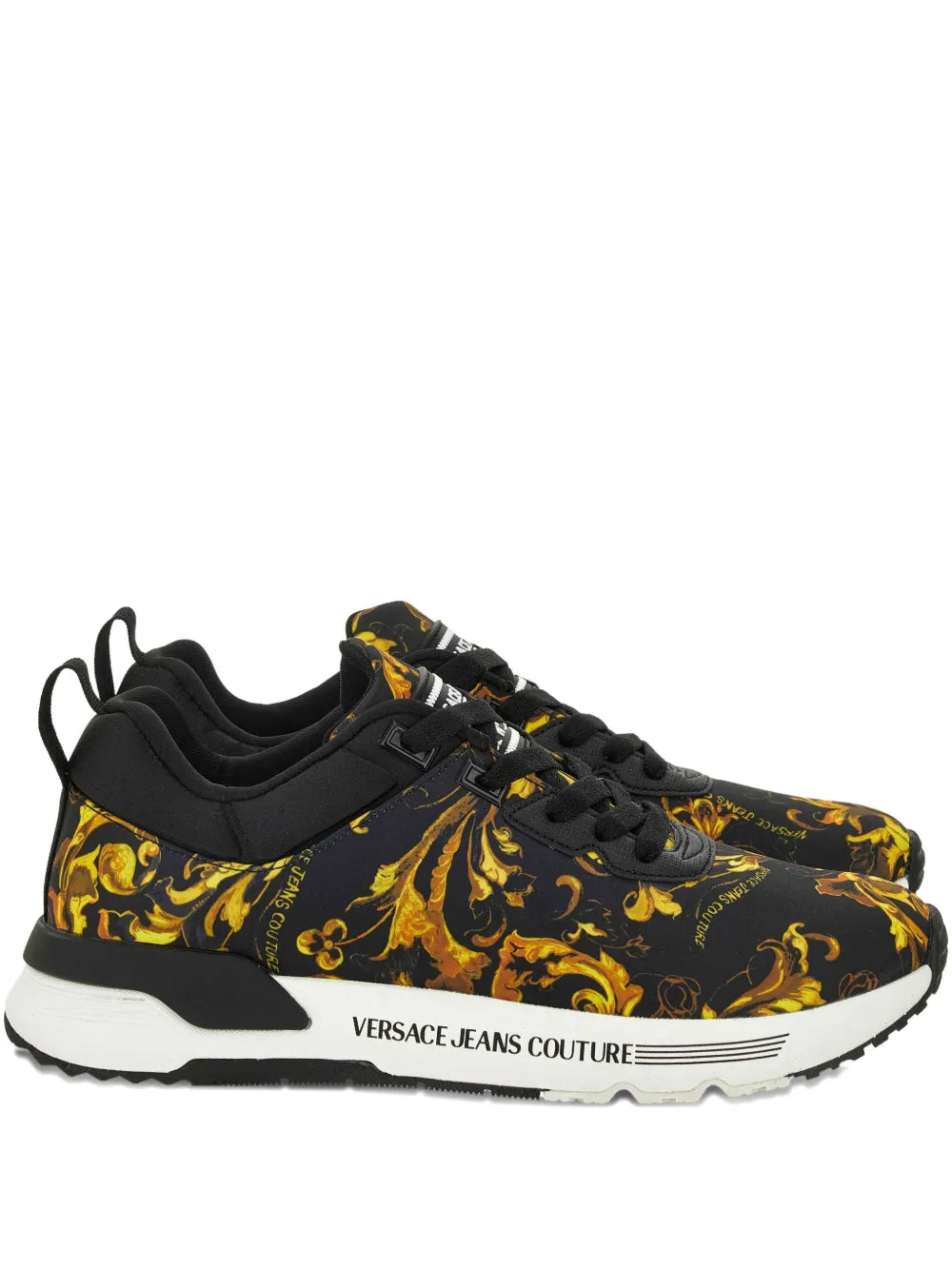 Jeans Couture Baroque-Print