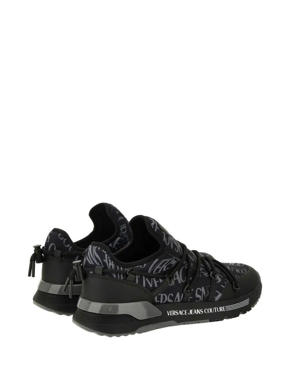 Jeans Couture Logo-Print Lace-Up
