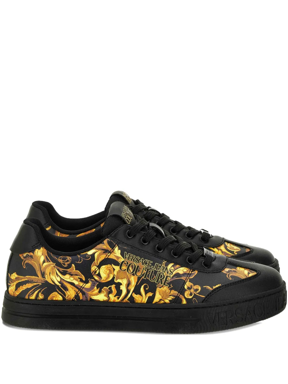 Jeans Couture Baroque-Print