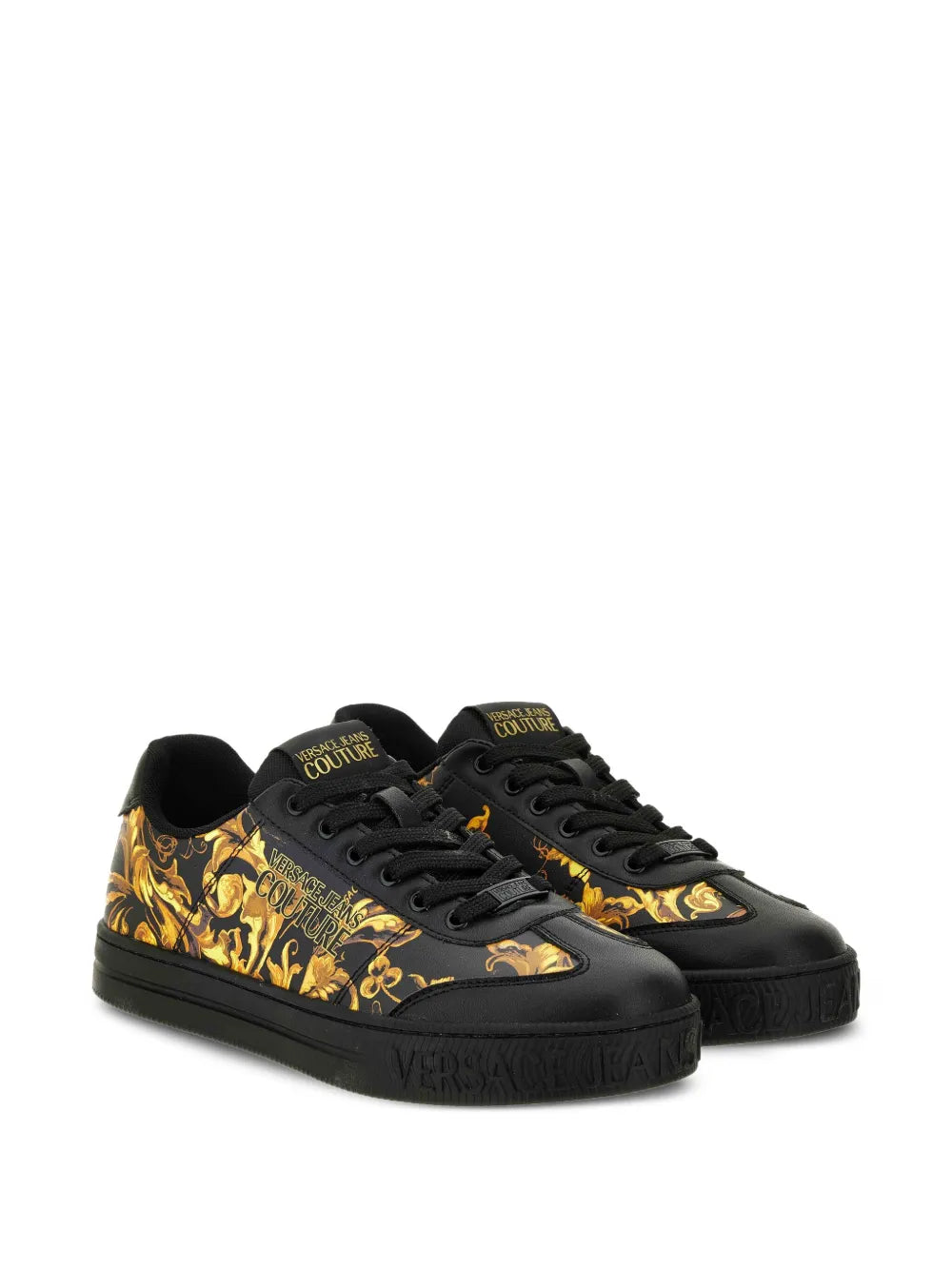 Jeans Couture Baroque-Print