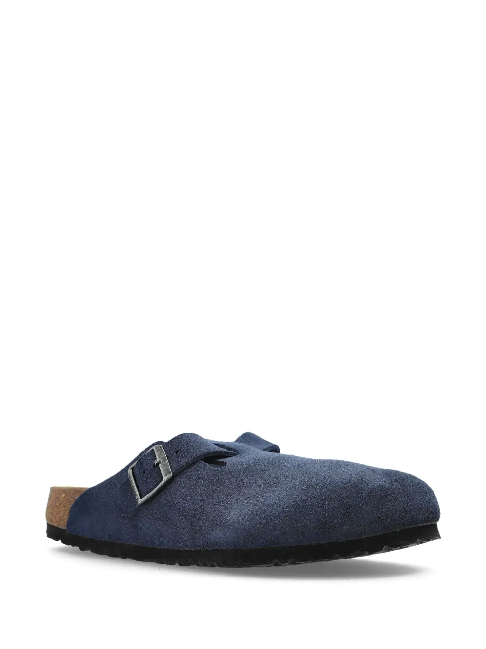 Boston Buckle Suede Slip-Ons