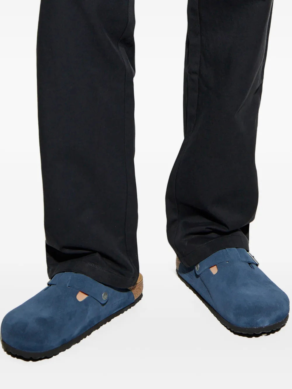 Boston Buckle Suede Slip-Ons