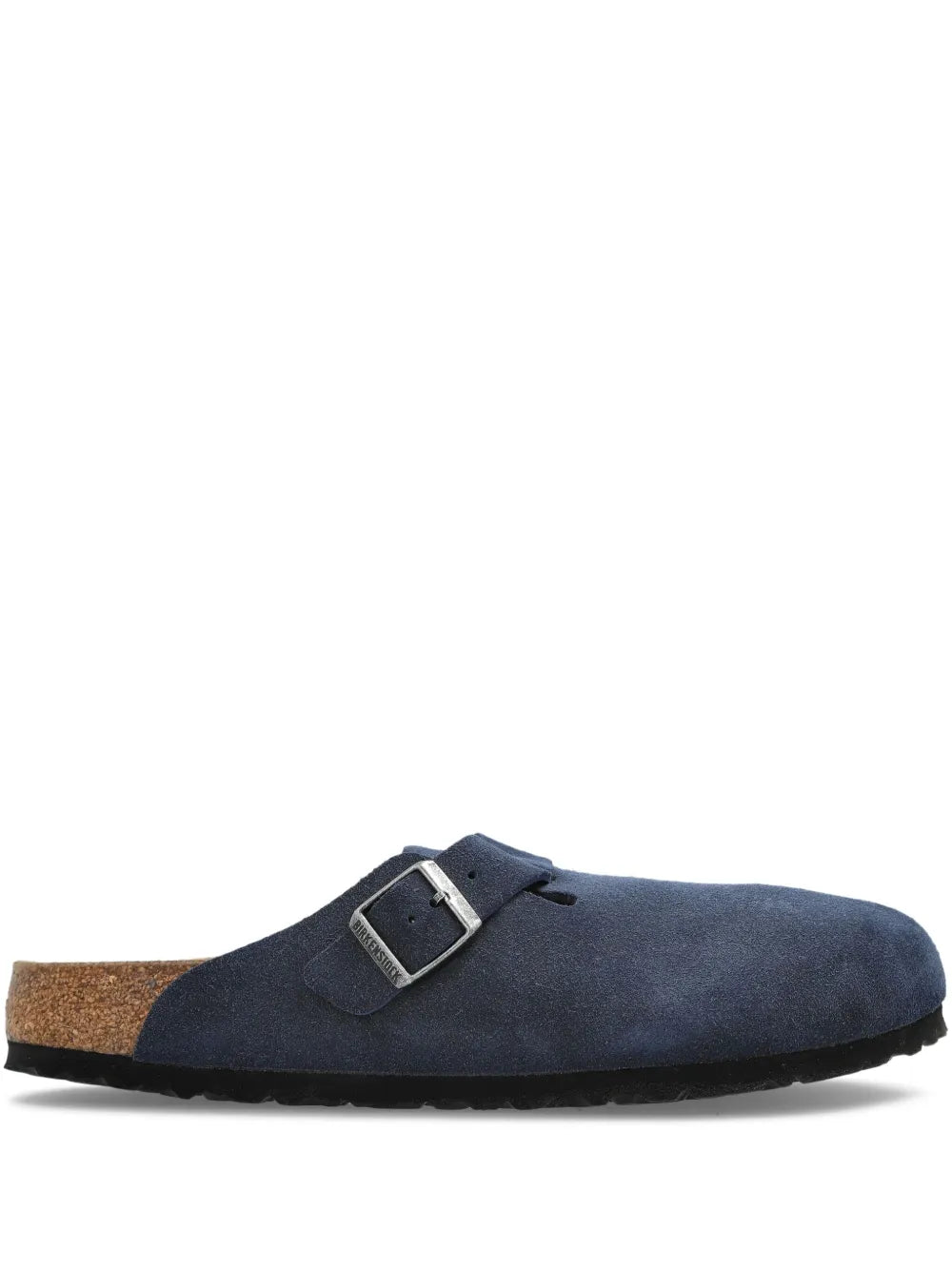 Boston Buckle Suede Slip-Ons