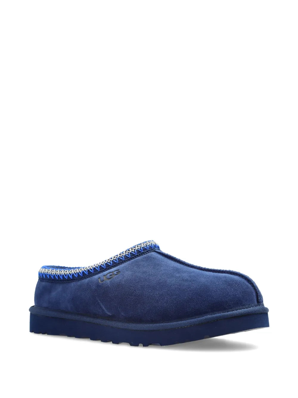 Suede Stitched Slippers