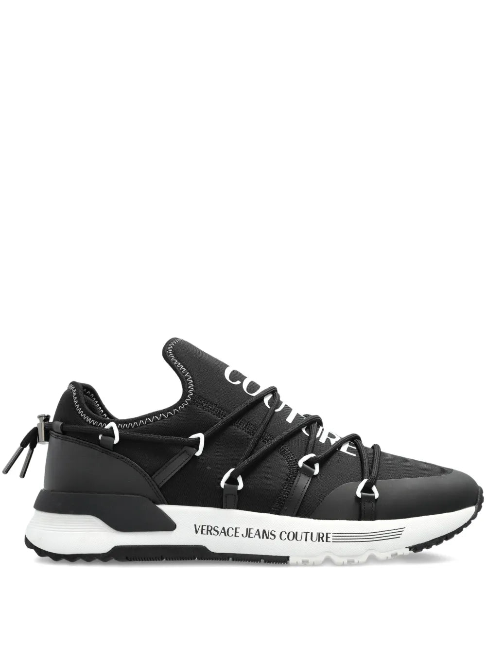 Jeans Couture Lace-Up Logo