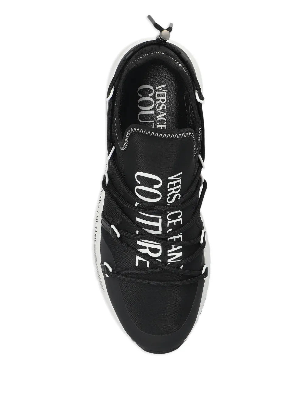 Jeans Couture Lace-Up Logo