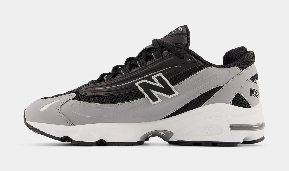Exclusive 1000 Mens Running Shoes (Black/Grey) — 4 — Back View