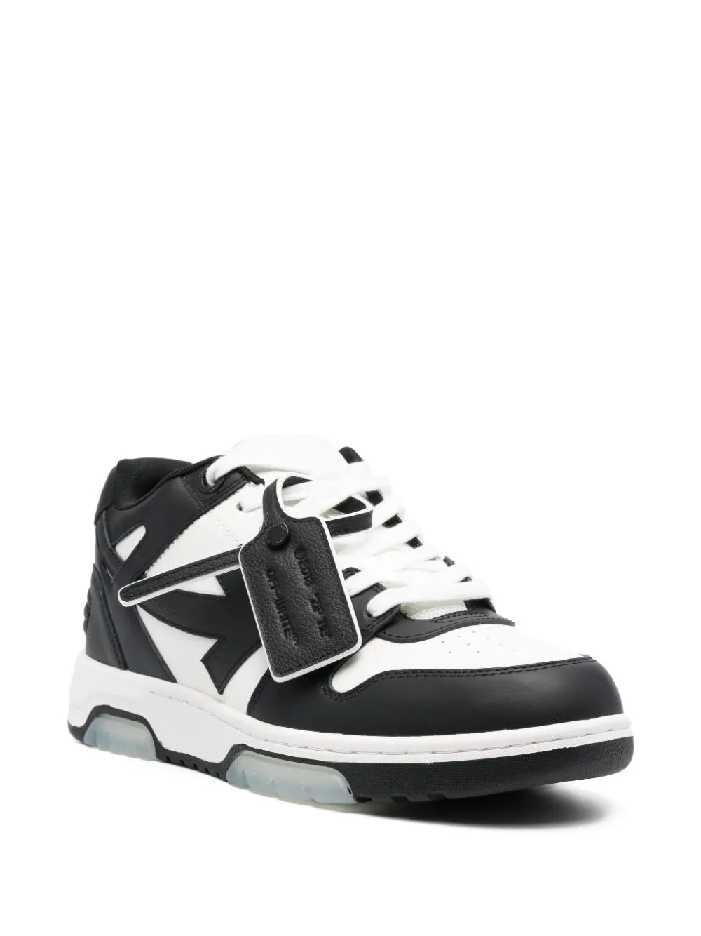 Out Of Office Arrow-Detail Leather Low-Top