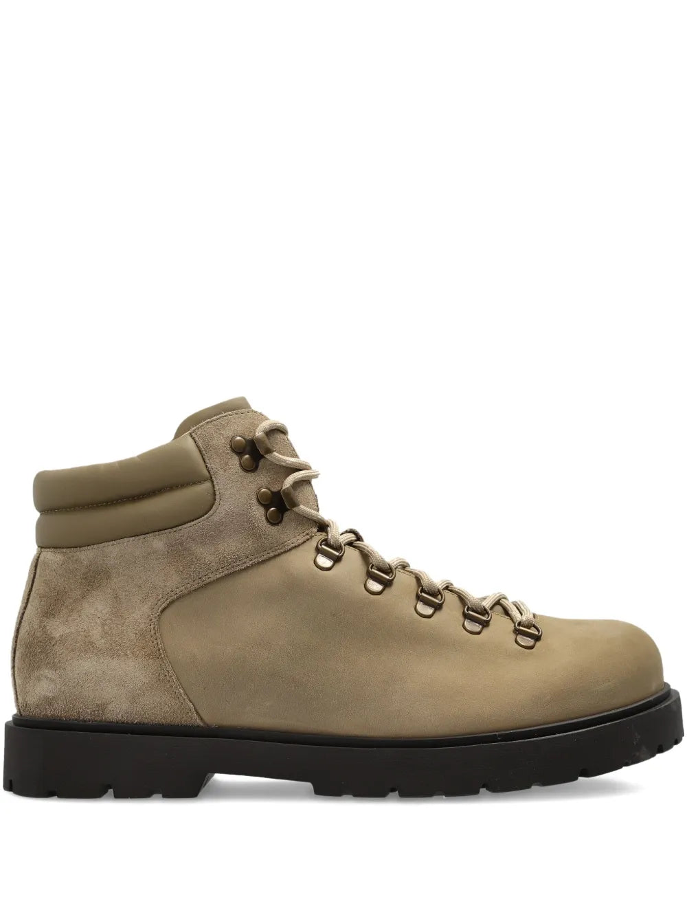 Lace-Up Padded Collar Boots