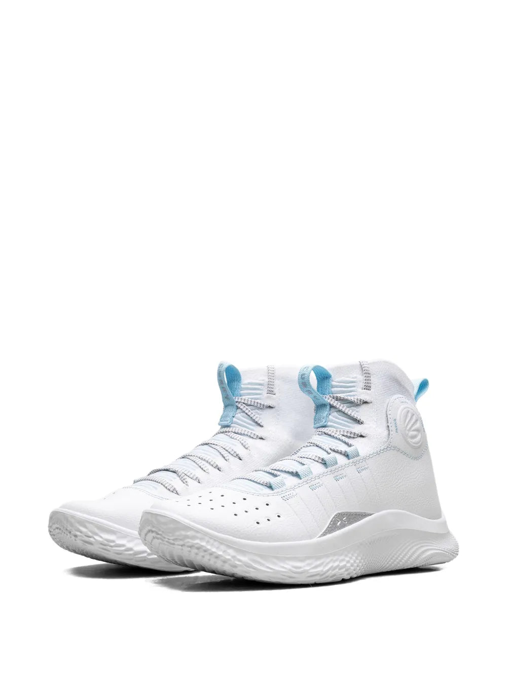 Curry 4 Flotro White Stream/Silver