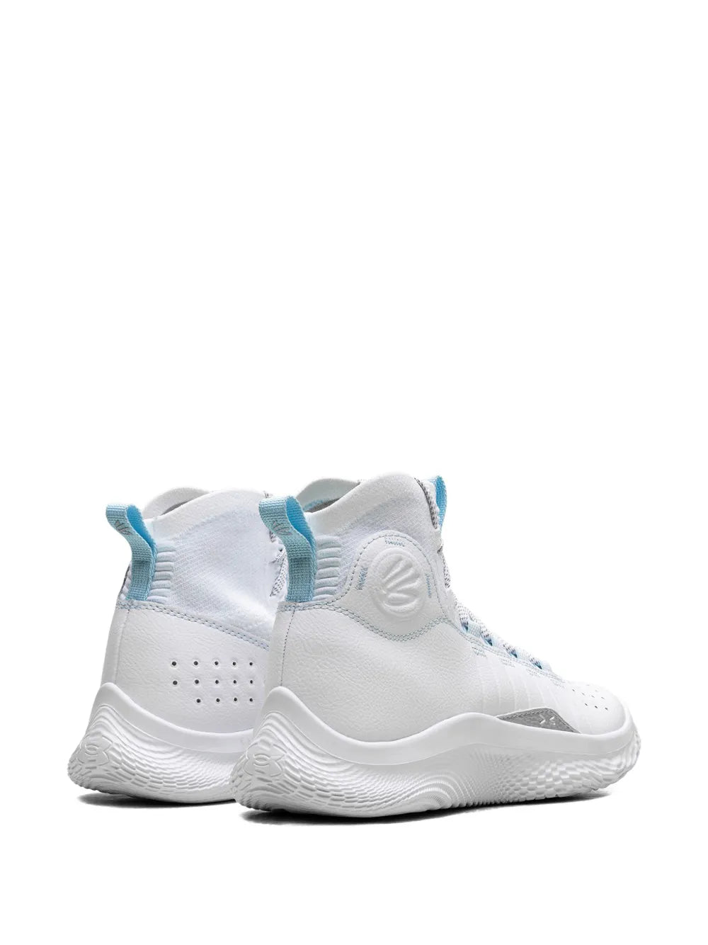 Curry 4 Flotro White Stream/Silver