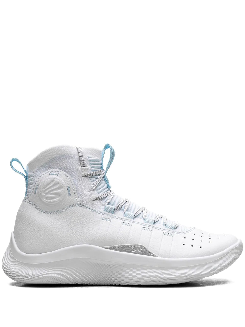 Curry 4 Flotro White Stream/Silver