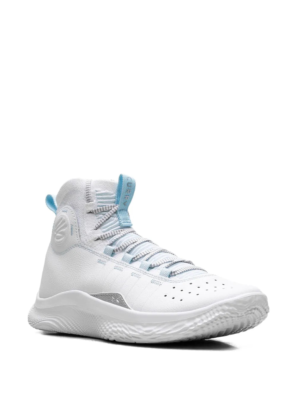 Curry 4 Flotro White Stream/Silver