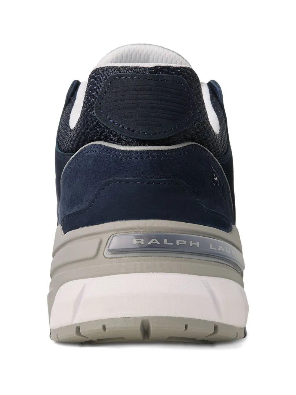 Suede-Panelled Mesh