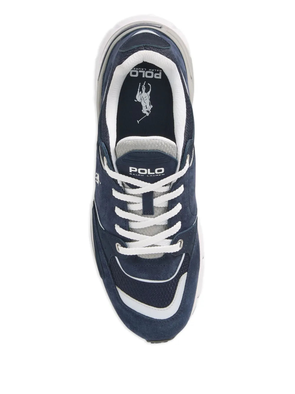 Suede-Panelled Mesh
