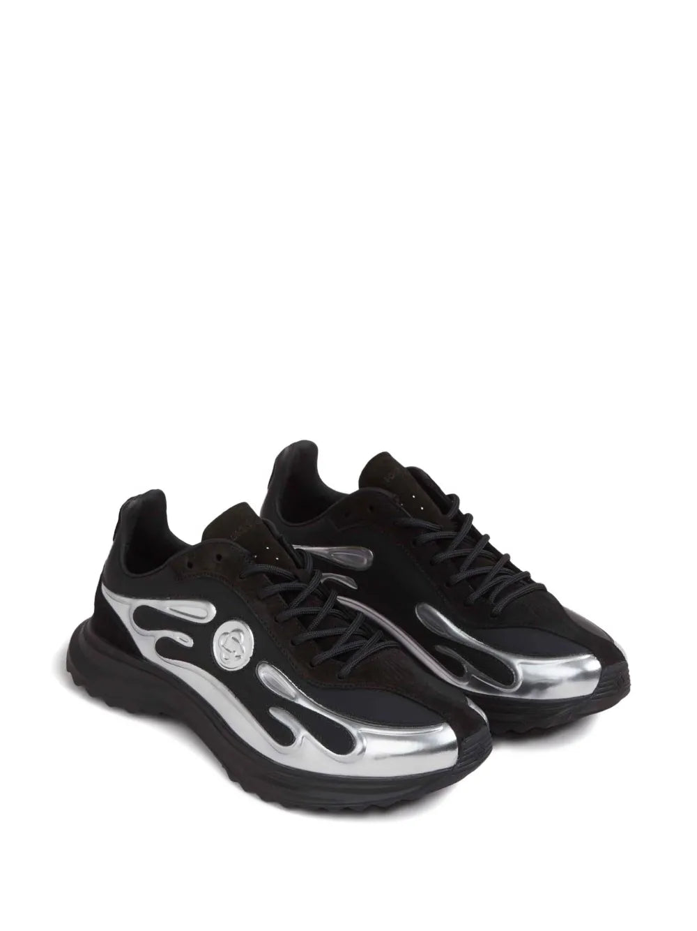 Flame-Appliqu?Sneakers
