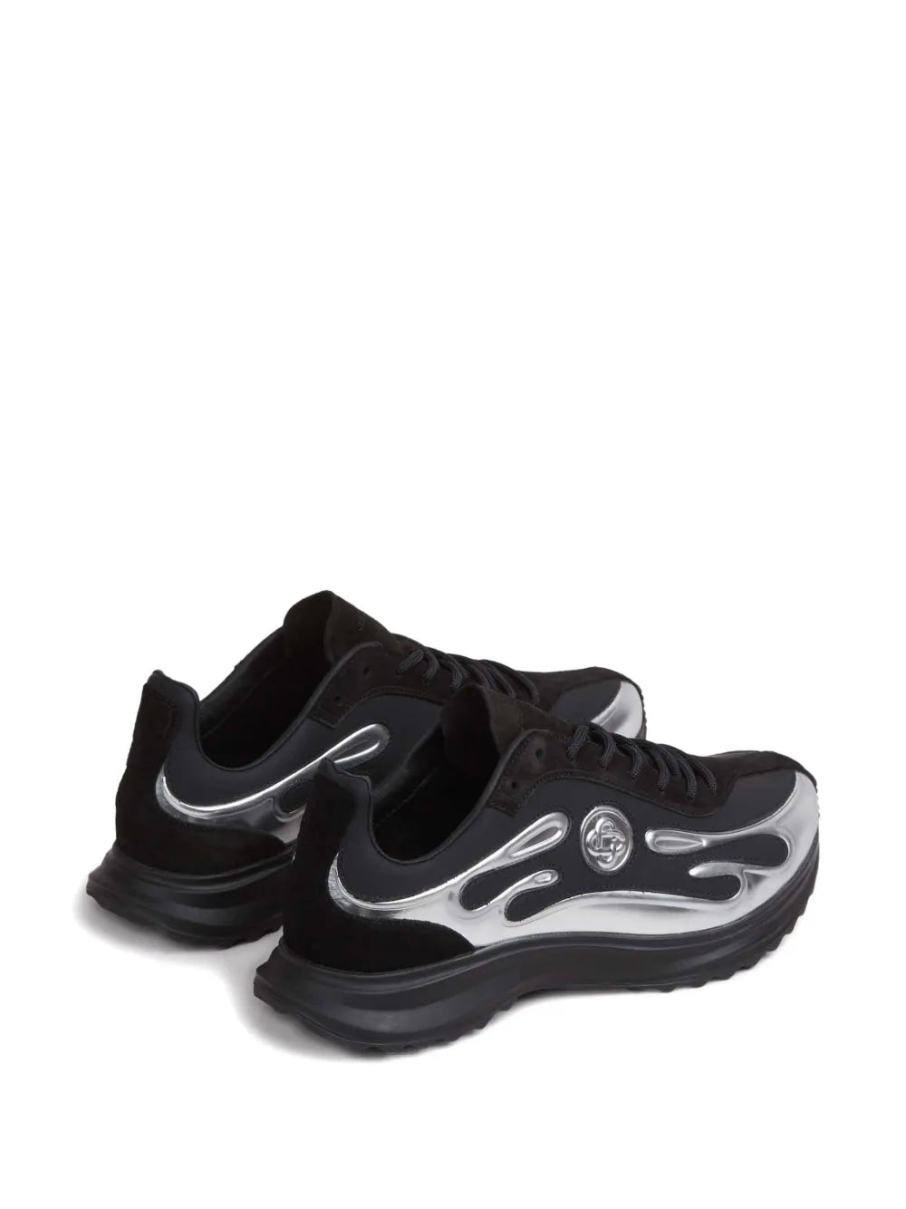 Flame-Appliqu?Sneakers