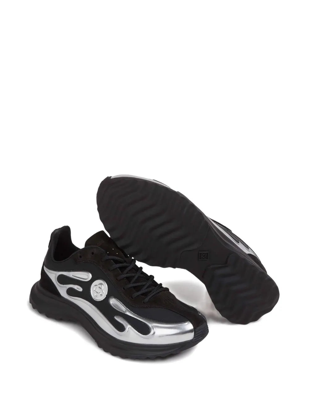 Flame-Appliqu?Sneakers