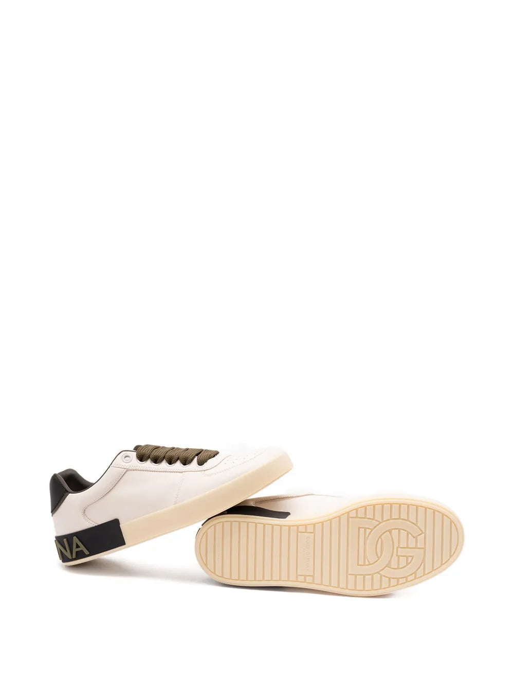 Perforated-Detail Lace-Up