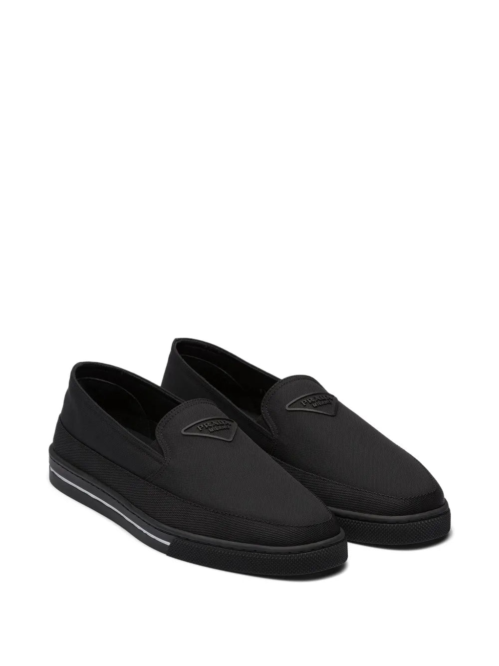 Re-Nylon Embossed Logo Slip-On Trainers