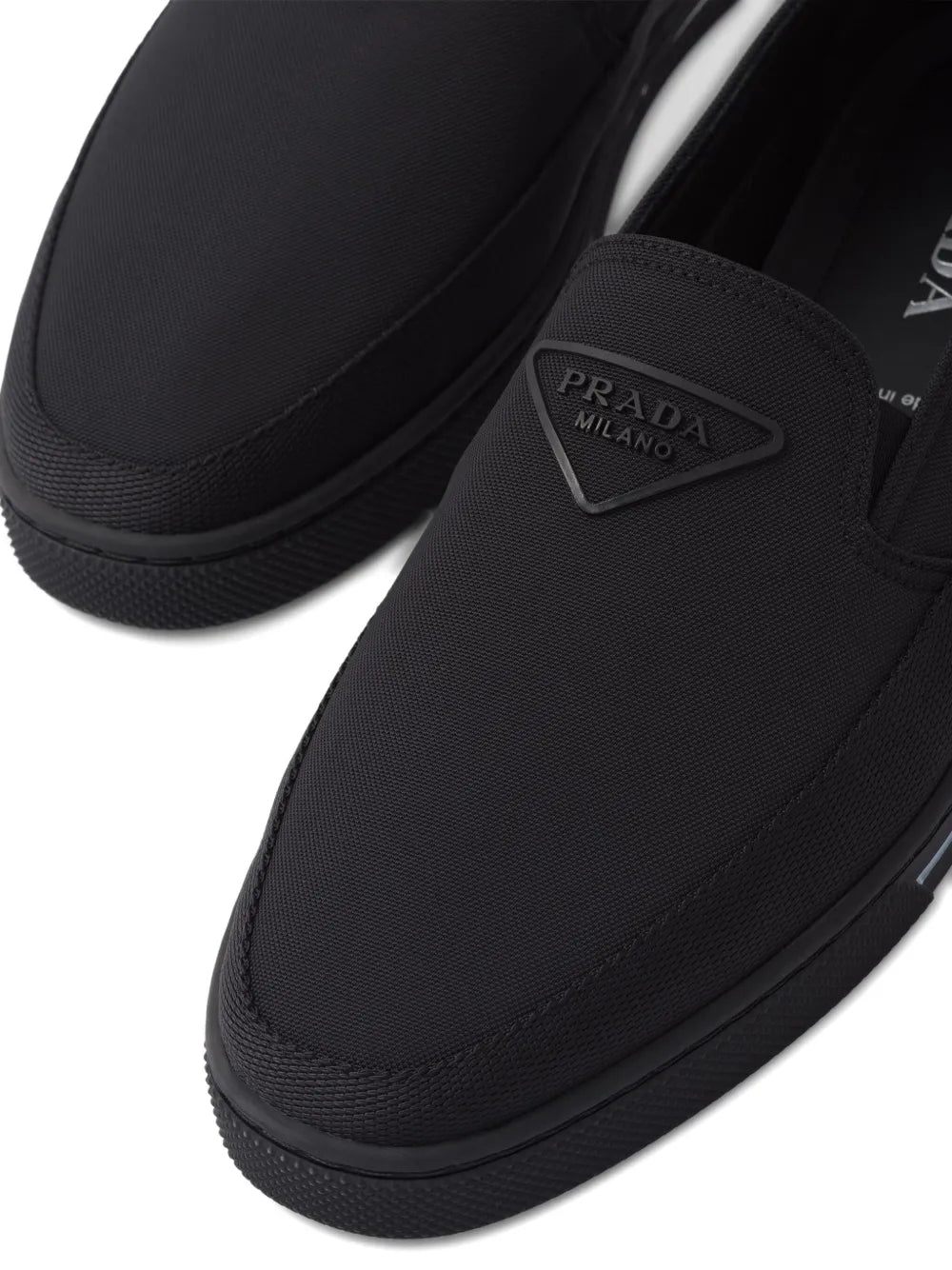 Re-Nylon Embossed Logo Slip-On Trainers