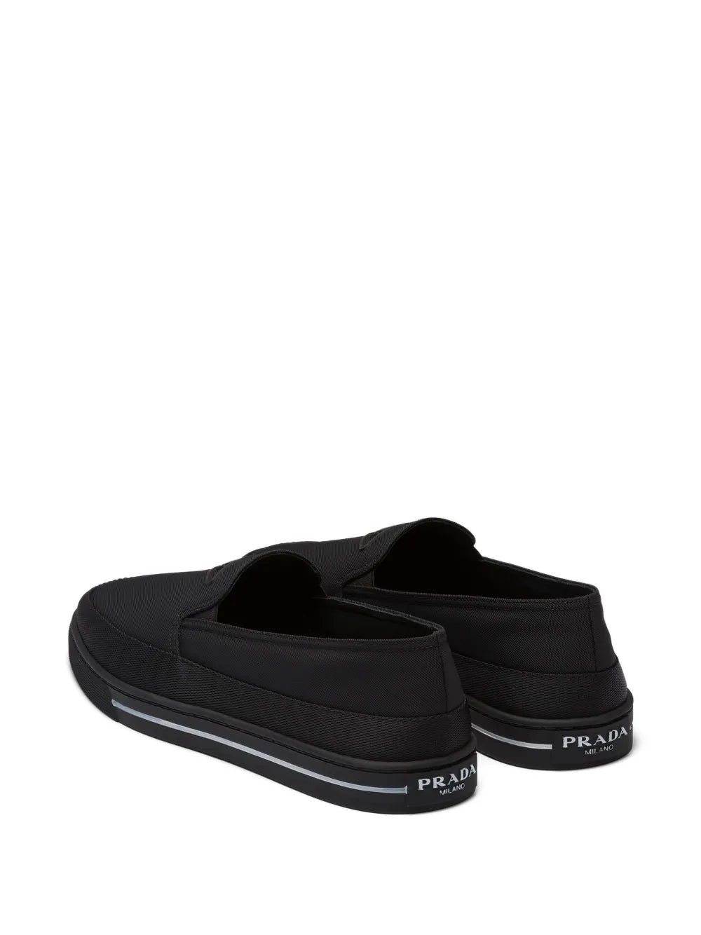 Re-Nylon Embossed Logo Slip-On Trainers
