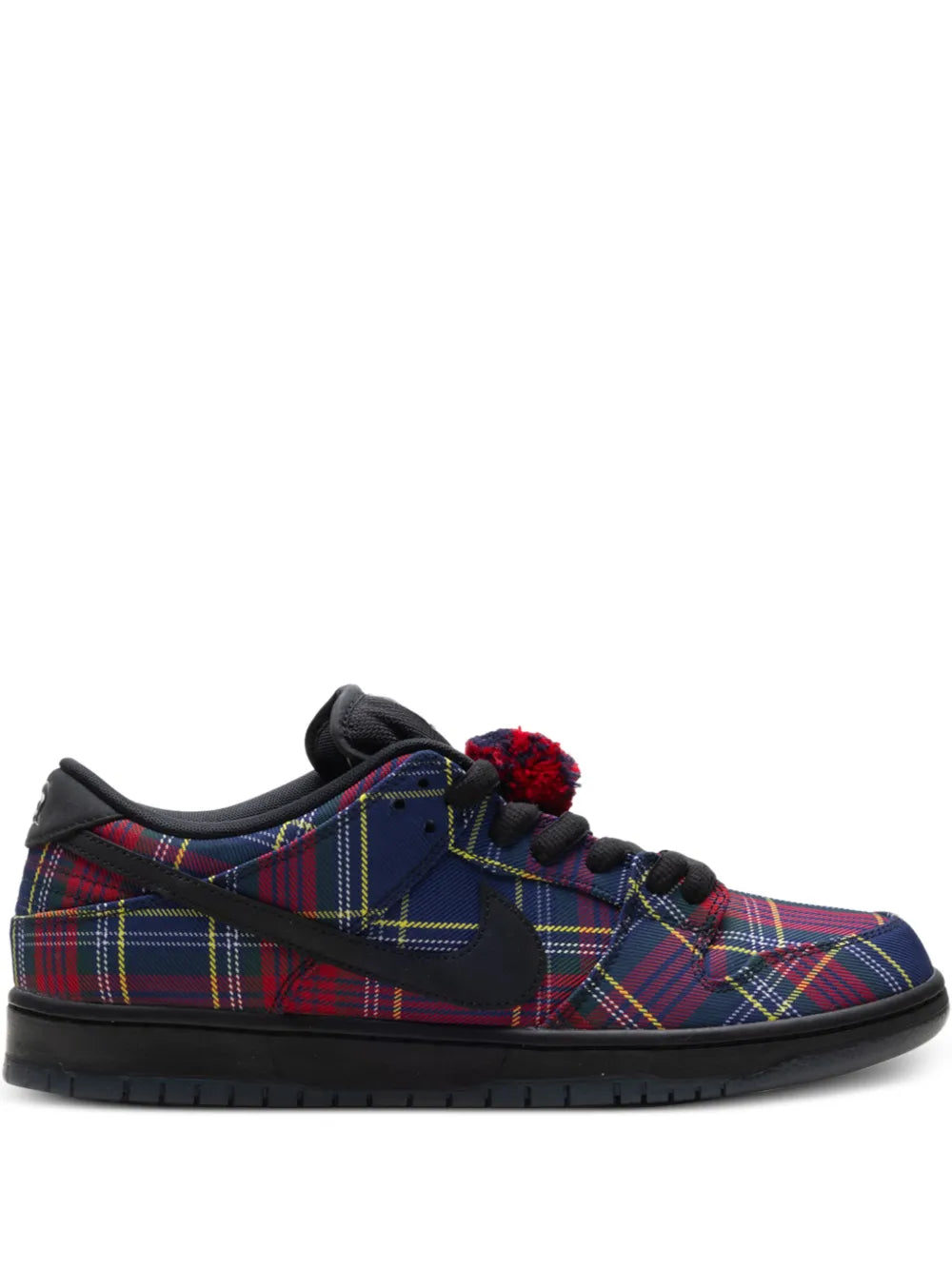 Sb Dunk Low Tartan Pompom Low-Top