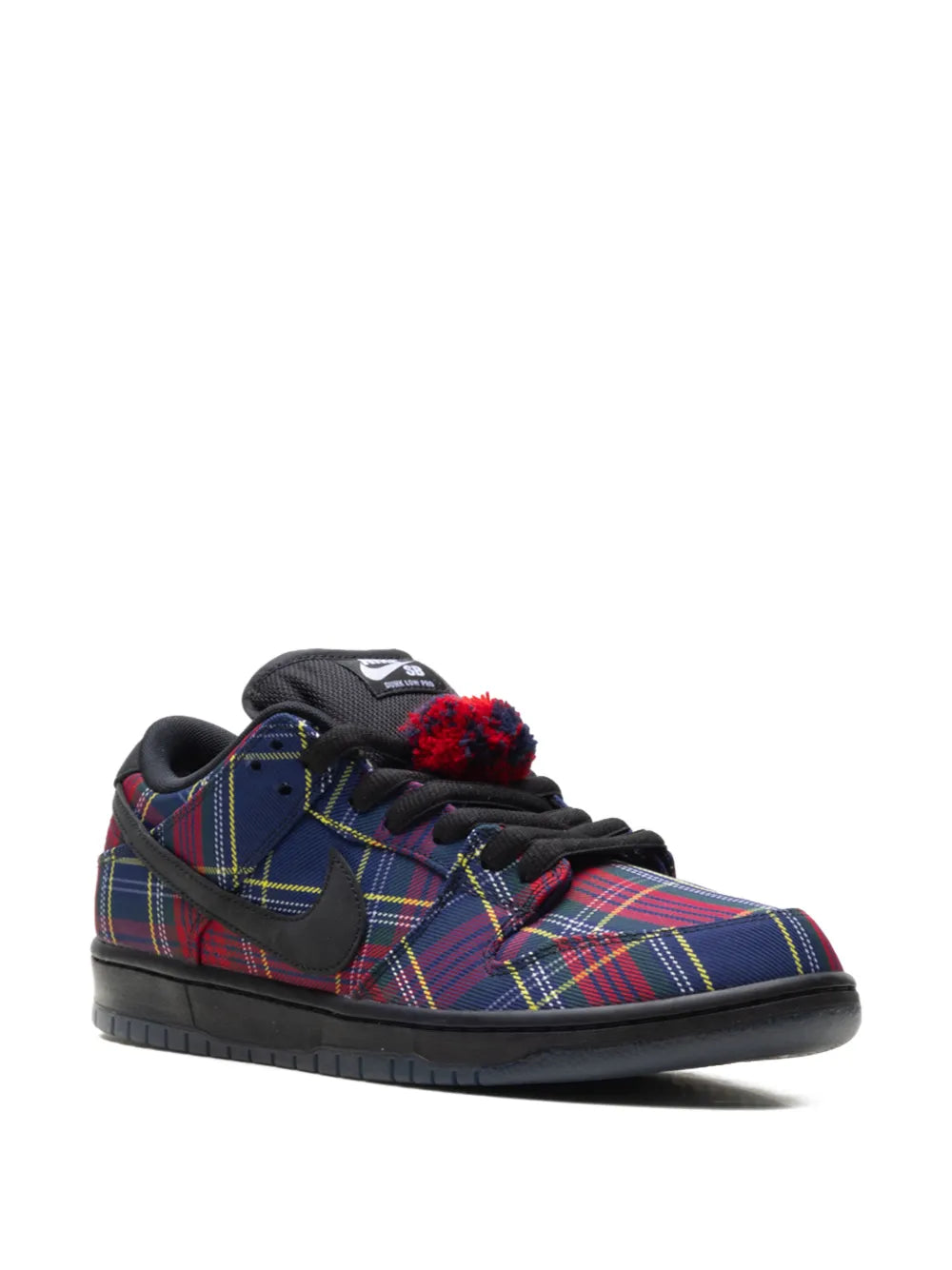 Sb Dunk Low Tartan Pompom Low-Top