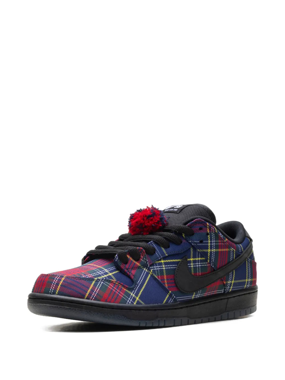 Sb Dunk Low Tartan Pompom Low-Top