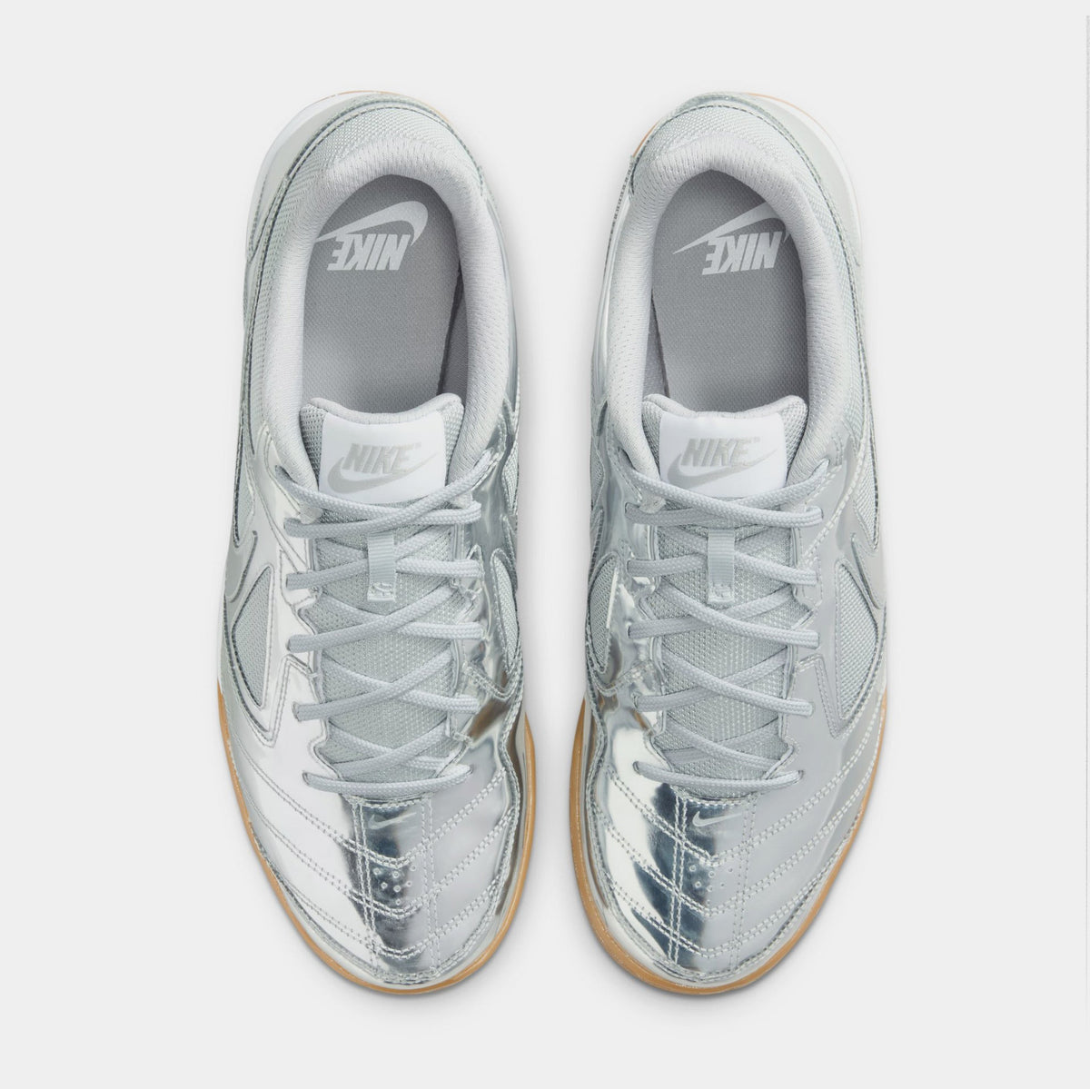 Exclusive Gato Mens Running Shoes (Silver) — 6 — Side View