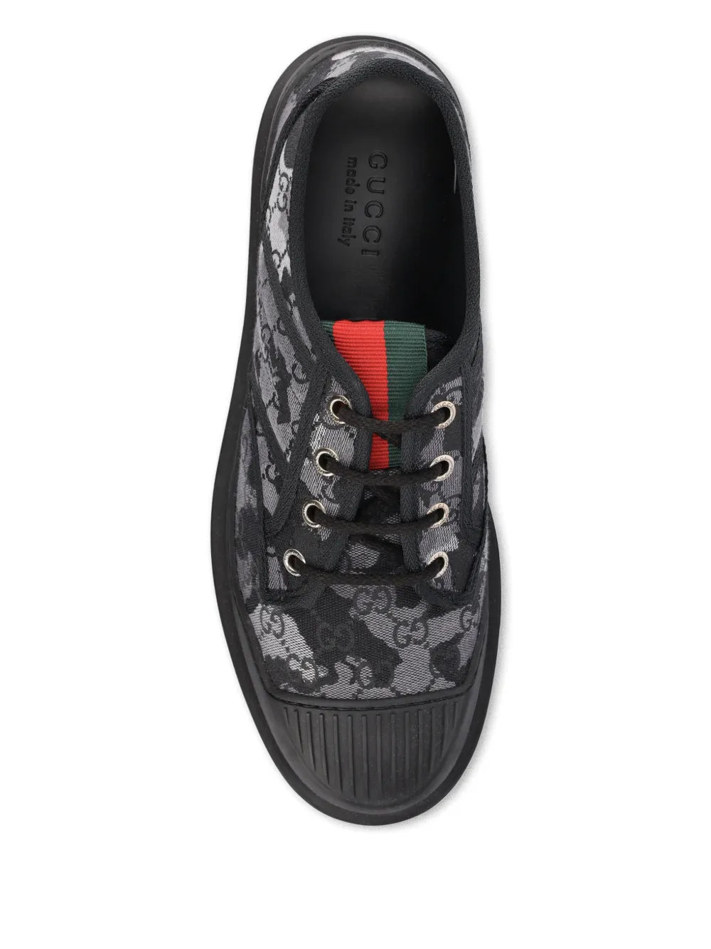 Gg Patterned Lace-Up
