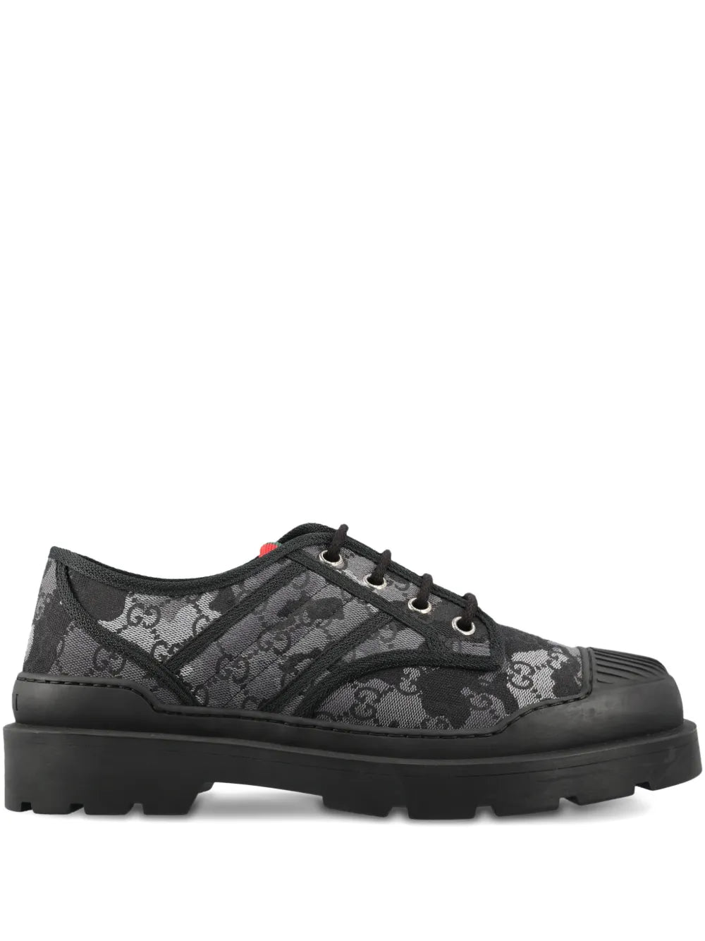 Gg Patterned Lace-Up