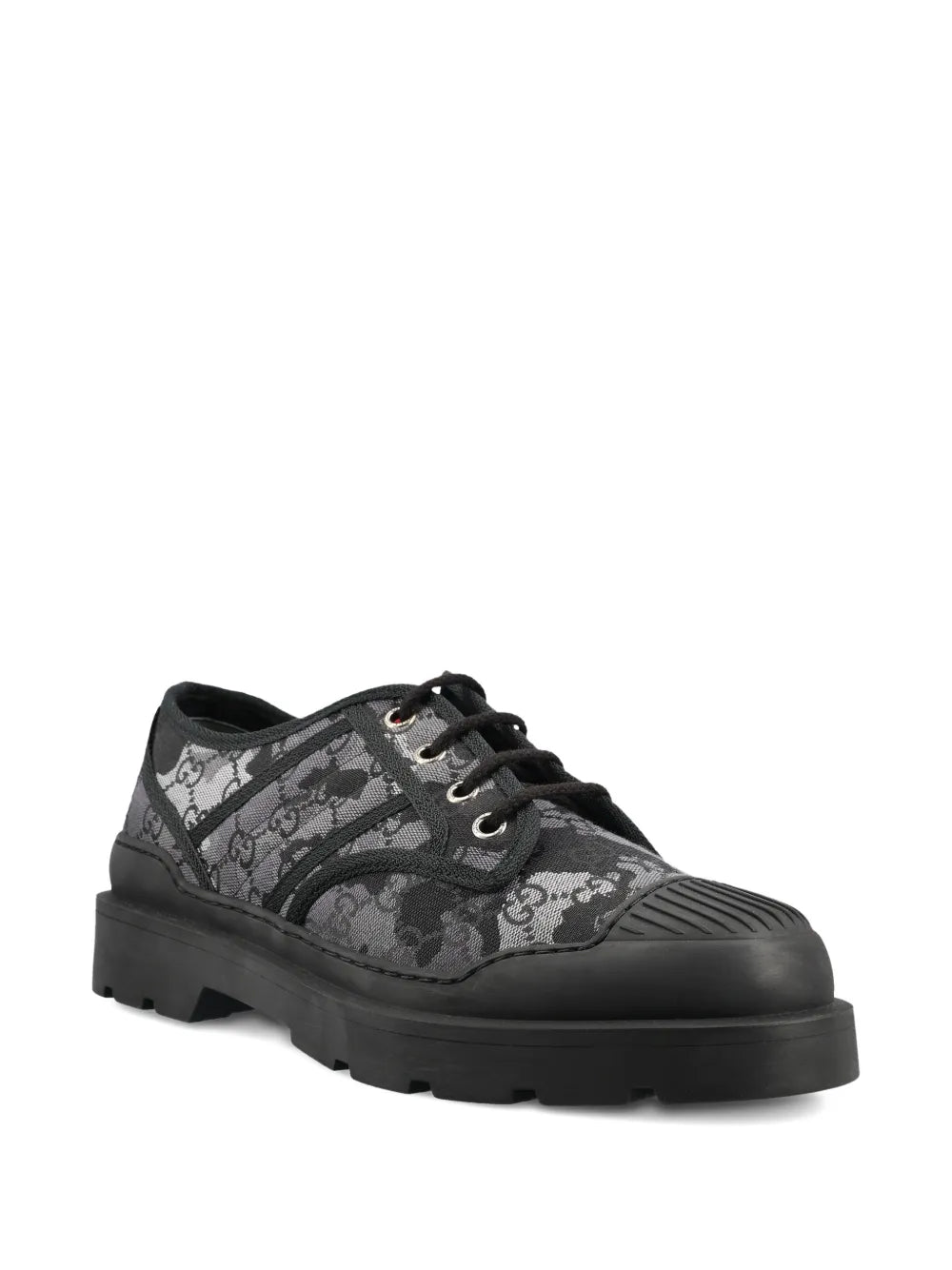 Gg Patterned Lace-Up