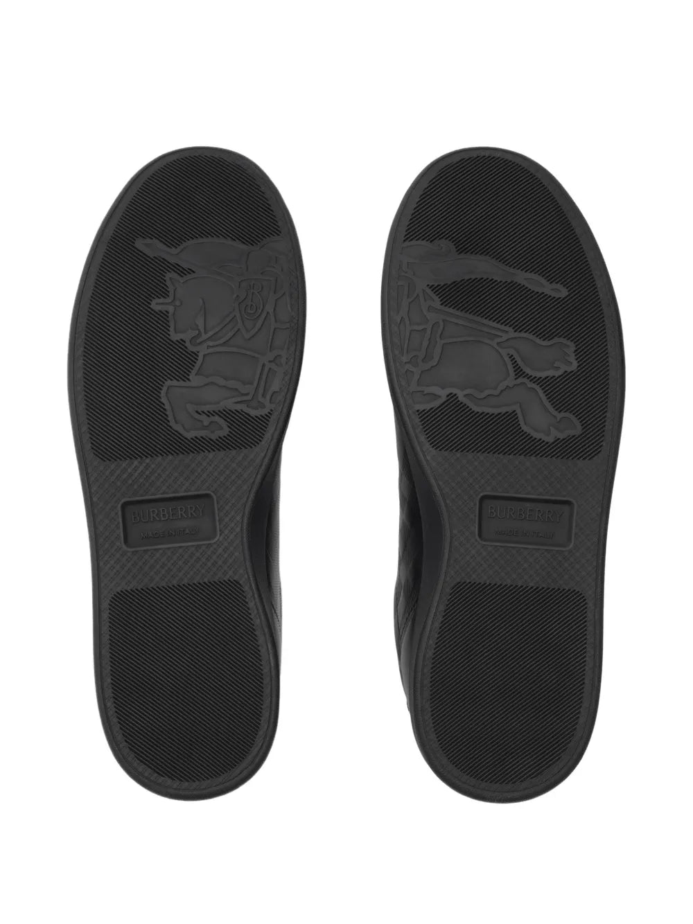 Embossed-Check Leather