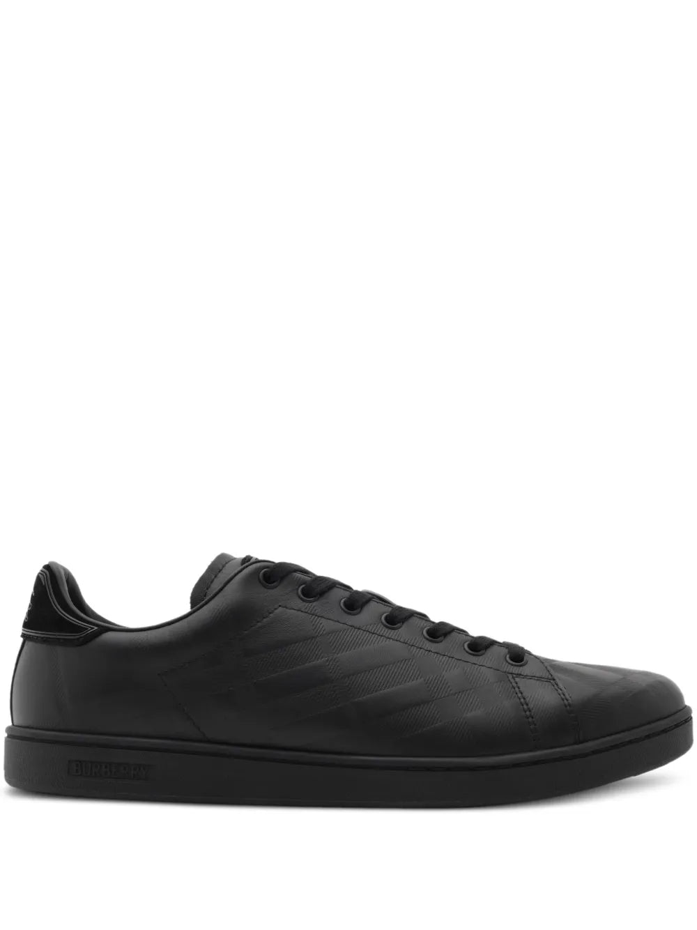 Embossed-Check Leather