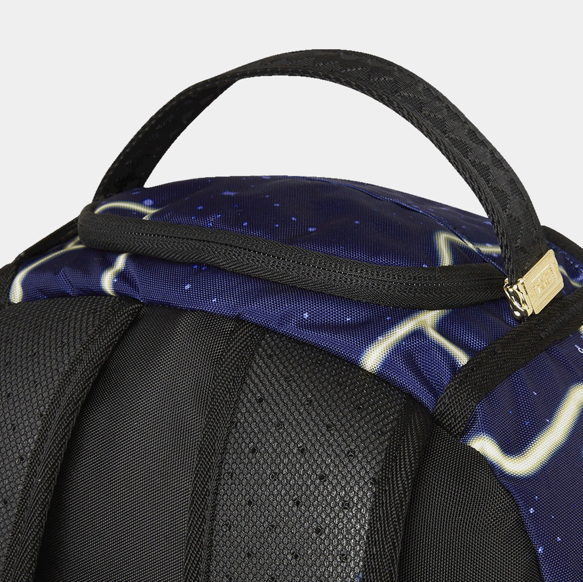 Exclusive Marvin Planet x Sharkmouth Mens Backpack (Blue/Orange) — OS — Detail View