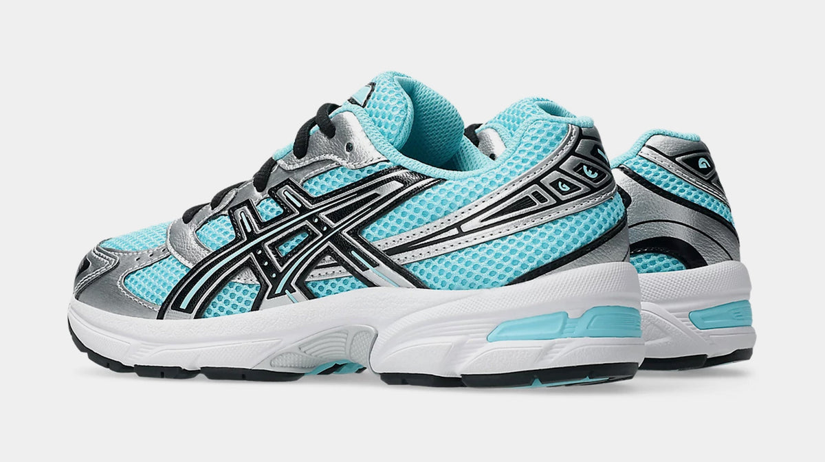 Exclusive Gel 1130 Grade School Running Shoes (White/Arctic Sky) — 3.5Y — Detail View
