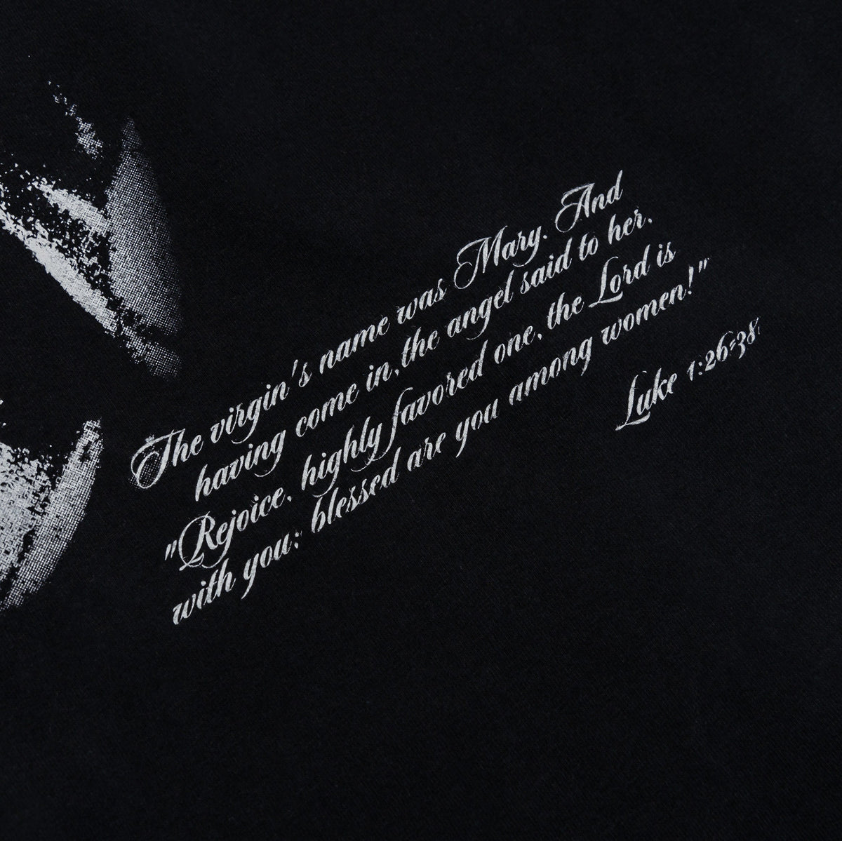 Exclusive The Angels Mens Short Sleeve Shirt (Black/White) — S — Back View